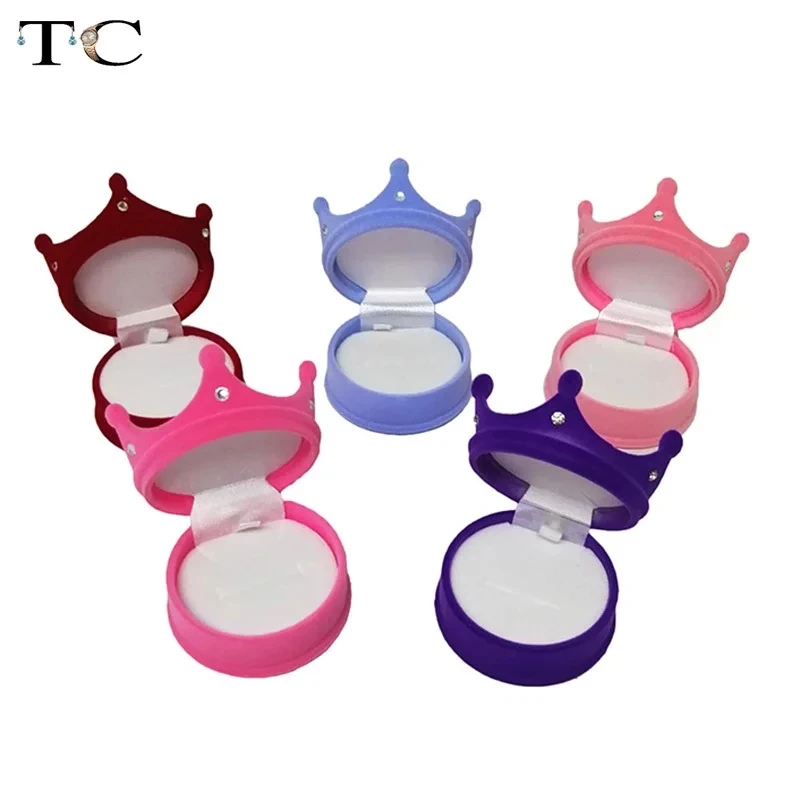 Crown shape Jewelry Packaging Box Ring earrings Necklace Pendant Storage Display box Proposal wedding gift box