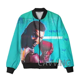 CAVVING 3D Printed  Mike Tyson  Zipper Bomber Jackets Men Overcoat Mens Coat Zip Up Jackets for Women/Men  Z01