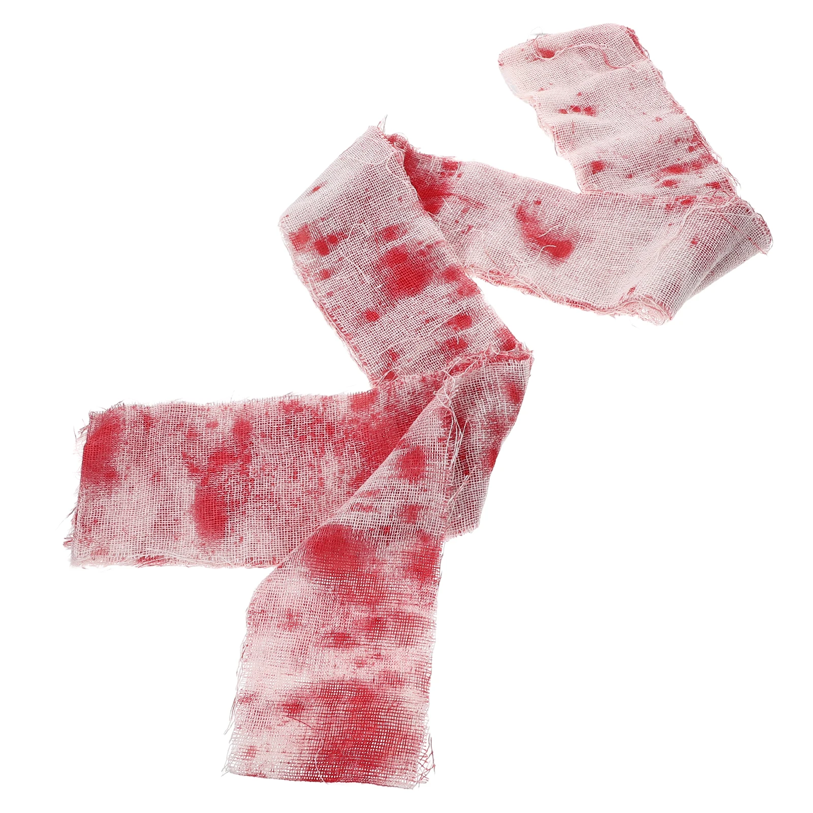 

Bloody Gauze Cloth Halloween Party Decor Creepy Scary Fabric Drape For Haunted House Scene Props Spooky Costume Accessories