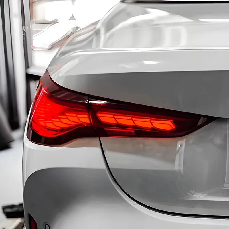 Upgrade Dragon Scale Style LED Tail Lights For BMW 4 Series G22 2021-2024 Dynamic Sequential Taillight Assembly Plug and Play
