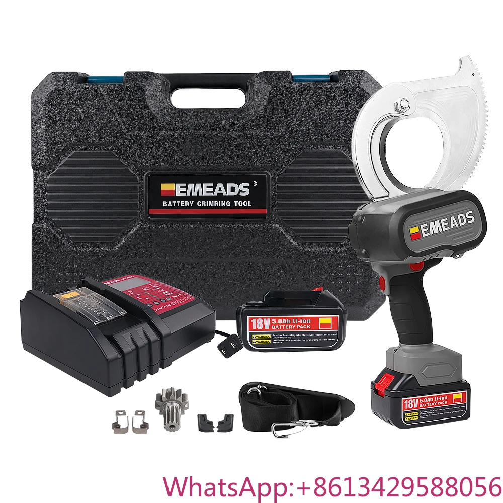 

Emeads EMS-60 Electric Hydraulic Cable Cutter Tool Efficient for Aluminum & Copper Cable