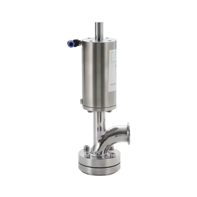 Stainless Steel 304 Sanitary Pneumatic Tank Bottom Discharge Valve Ball Tri Clamp for Water Control Disinfection