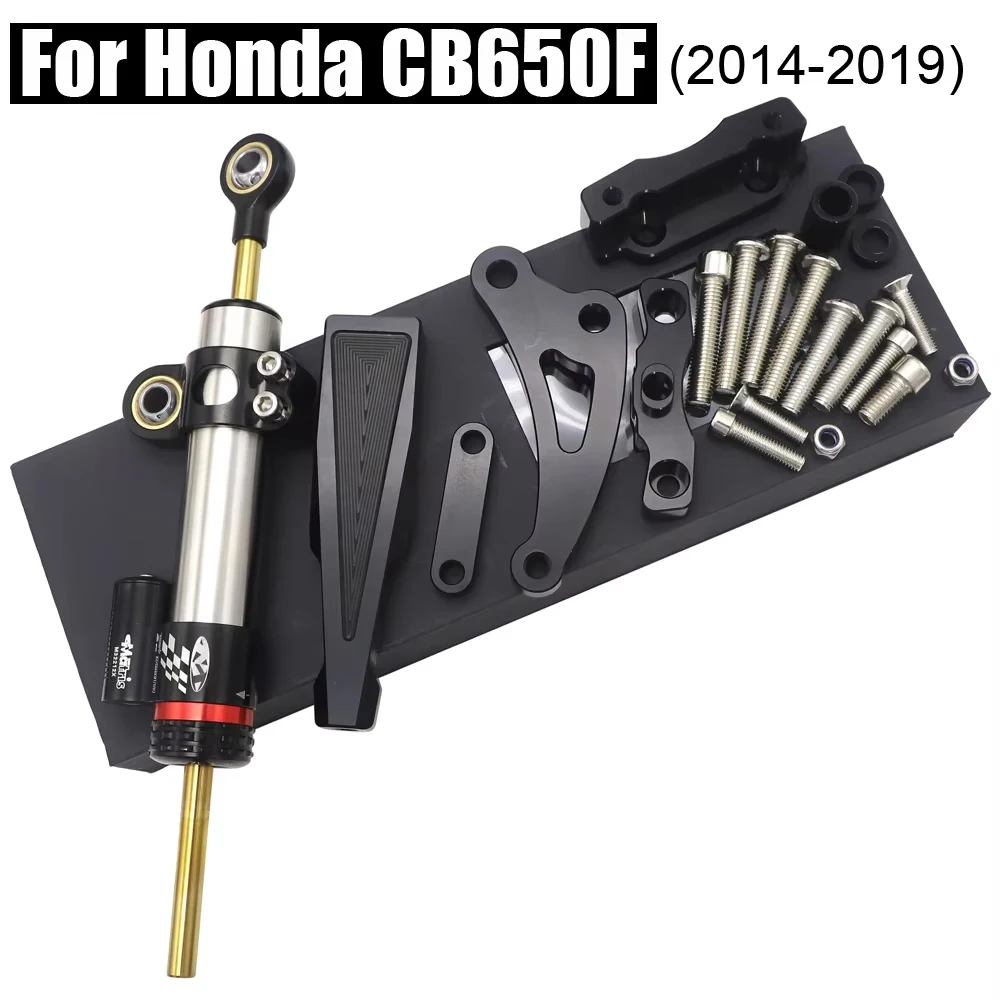 

For Honda CB650F CB 650 F 650F 2014-2019 Motorcycle steering damper mounting bracket Steering Stabilizer Damper Mounting Bracket