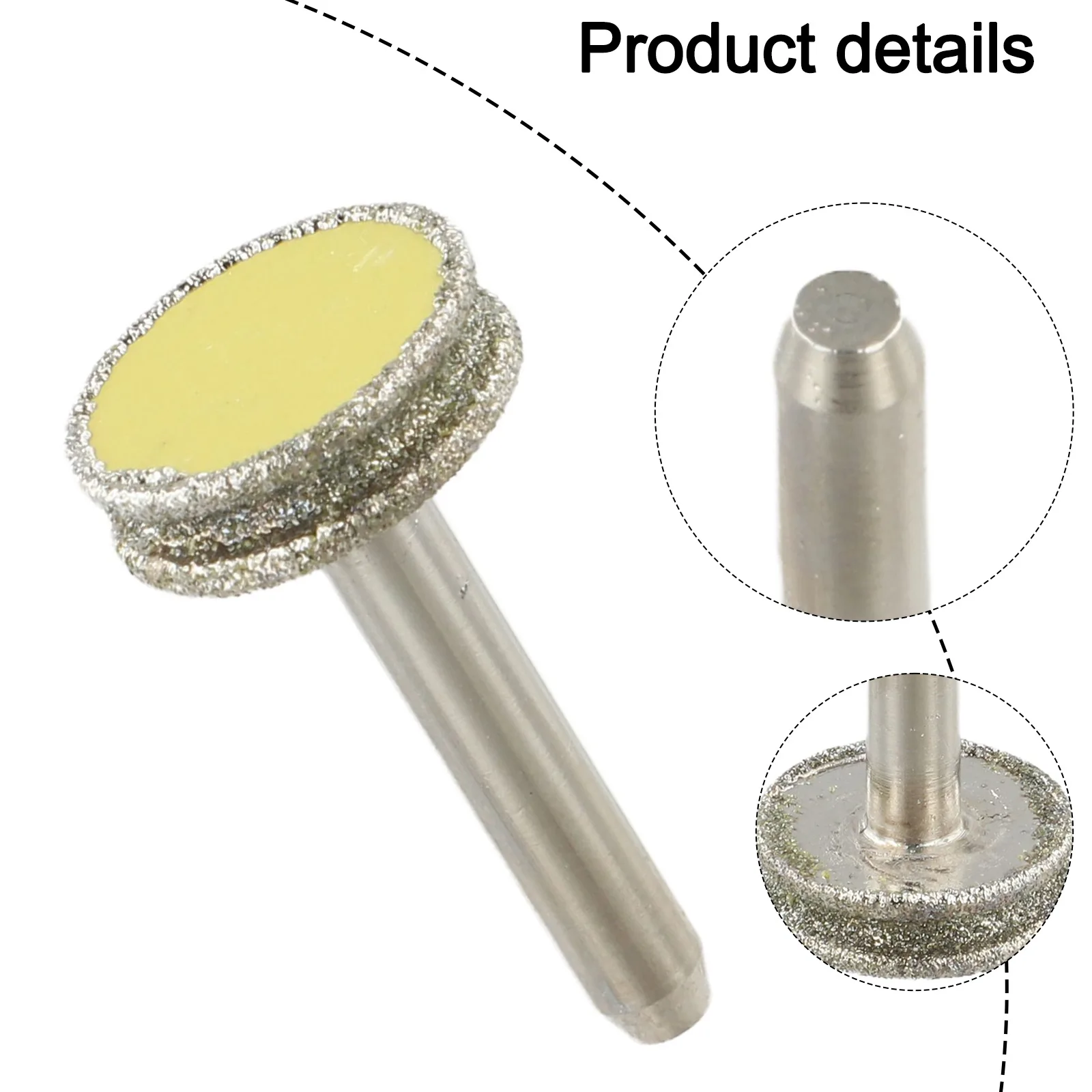 Polishing Emery Grinding Wheel Head for Jade and For Glass Rings Designed for Curved and Rounded Edge Finishing