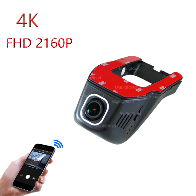 

For Volkswagen Beetle Polo Sagitar Lavida Touran L Tharu T-Cross Multivan Caravelle Car 4K Wifi DVR Video Recorder Dash Camera