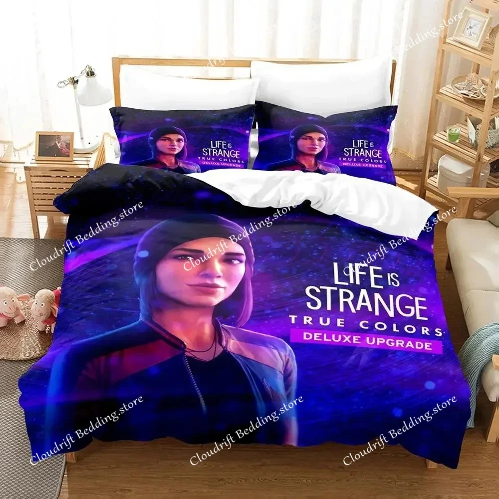 

Game Life is Strange Before the Storm Bedding Set Boys Girls Twin Queen Size Duvet Cover Pillowcase Bed Kids Adult