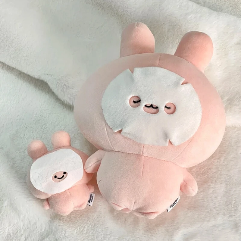Youyou Asamimi Chan - Muñeco de Peluche de Conejo de la Serie Calmante, Juguete de Peluche Suave, Muñeco de Peluche Kawaii, Decoración del Hogar, Regalo de Cumpleaños y Festividades