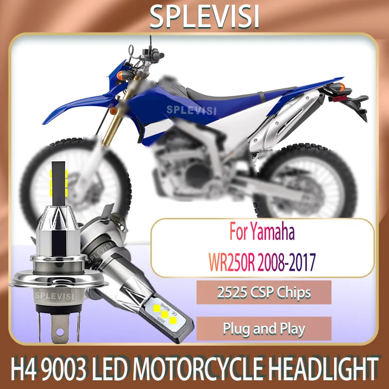 

1/2pc LED Motorcycle Headlight Bulbs Fast Response 2525 CSP For Yamaha WR250R 2008 2009 2010 2011 2012 2013 2014 2015 2016 2017