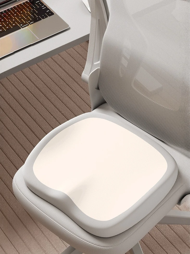 Memory foam thickened butt-lifting cushion for office long sitting, breathable and non-slip, suitable for all seasons, tailbone pressure relief butt pad, ideal for long-distance driving, fatigue relief, student chair seat cushion