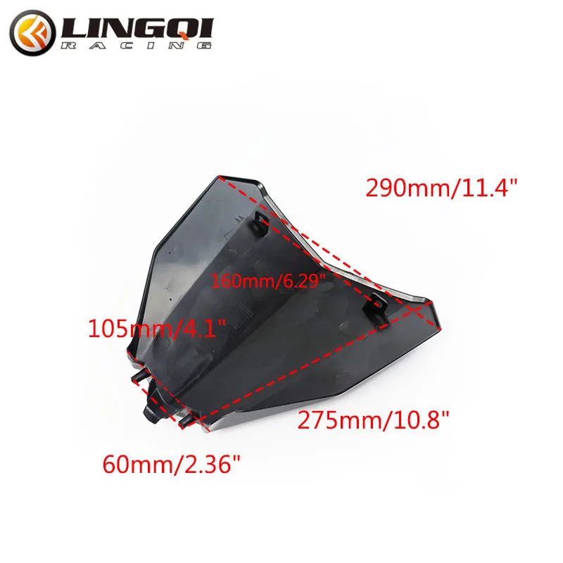 LINGQI Pit Dirt Bike Number Plate Fairing Front Plastic Motorcycle Holder Plates Name Panel for Kayo T4 Parts Motocross Off Road - view 4