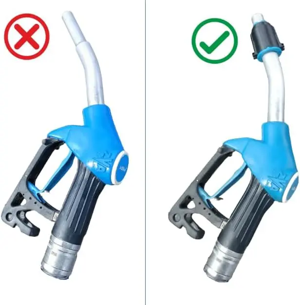 Image of Diesel-Additiv-Anschlussventil-Adapter, magnetischer Tankadapter, Tankbefüllungsstutzen für AdBlue-Harnstofflösung, Benzin-Autozubehör