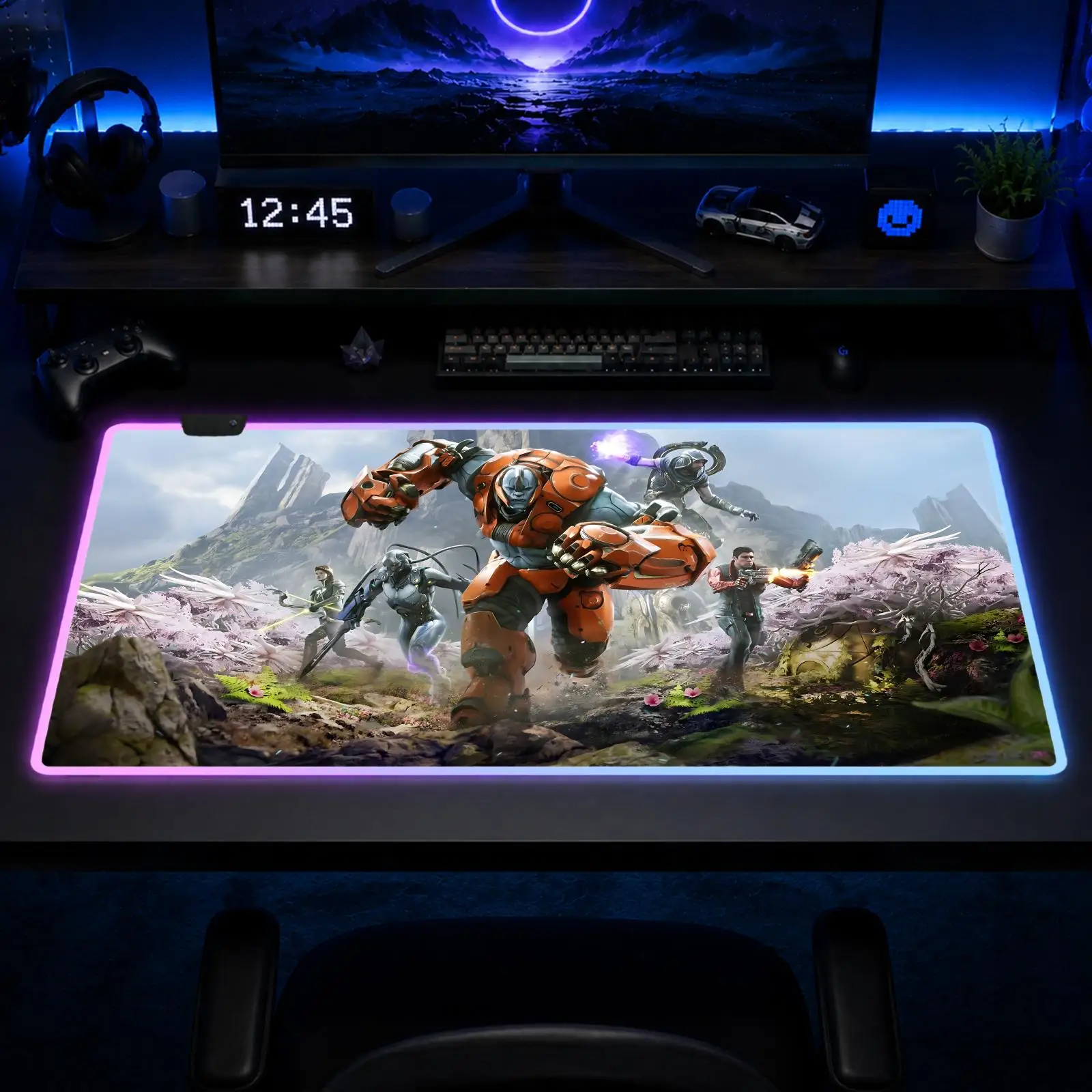 

Paragon Mouse Pad Gaming Anime Mouse Pad XXL RGB Desk Mats LED Table Pads Backlit Rubber Desktop