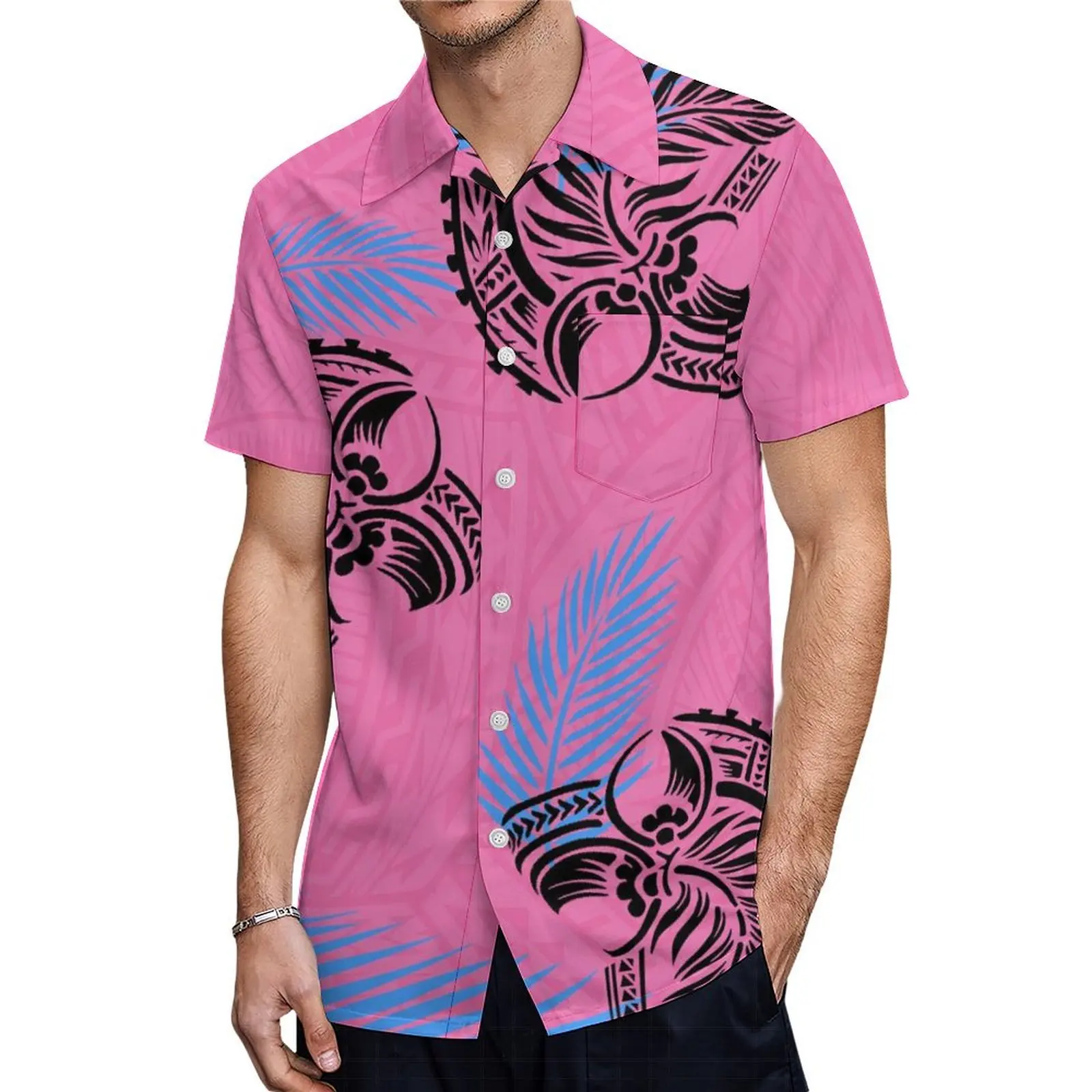 Camicia da uomo Casual nuova e confortevole polinesiana MUMU Samoa abiti da donna Seaside Evening Hawaii Seaside coppie costumi