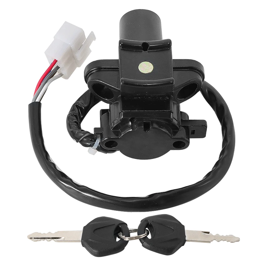 1 Satz Motorrad-Zündschloss und Schlüssel für Kawasaki ZX500 ZZ-R500 ZX600 ZX-6R ZZ-R600 ZX900 ZX-9R ZX636 ZX750 ZX-7RR Ninja – Detail 2