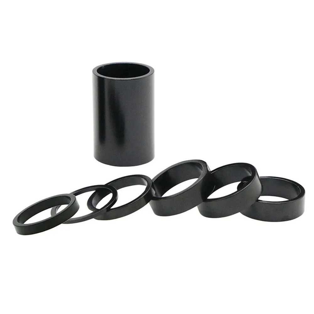 Aluminium Spacer 1-1/8" 28,6mm Fahrrad Vorderradgabel Standrohr Headset Vorbau Legierung Unterlegscheibe 50/100/150mm Höhe Lenker Rise-up Adjus – Detail 9
