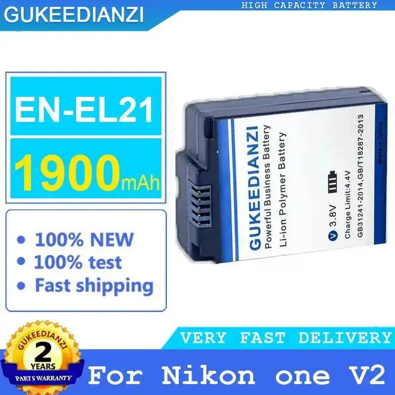 

Для камеры Nikon One V2 EN-EL21 Стабильный аккумулятор 1900 мАч