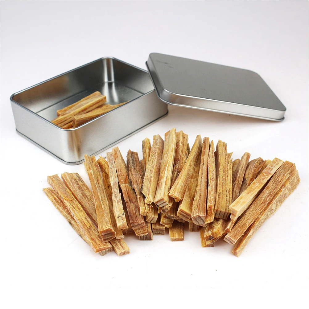 

1set Natural Songming Strip Set Wood Firestarters Durable Lightweight Firelighters Outdoor Charcoal Burning Batten for Camping