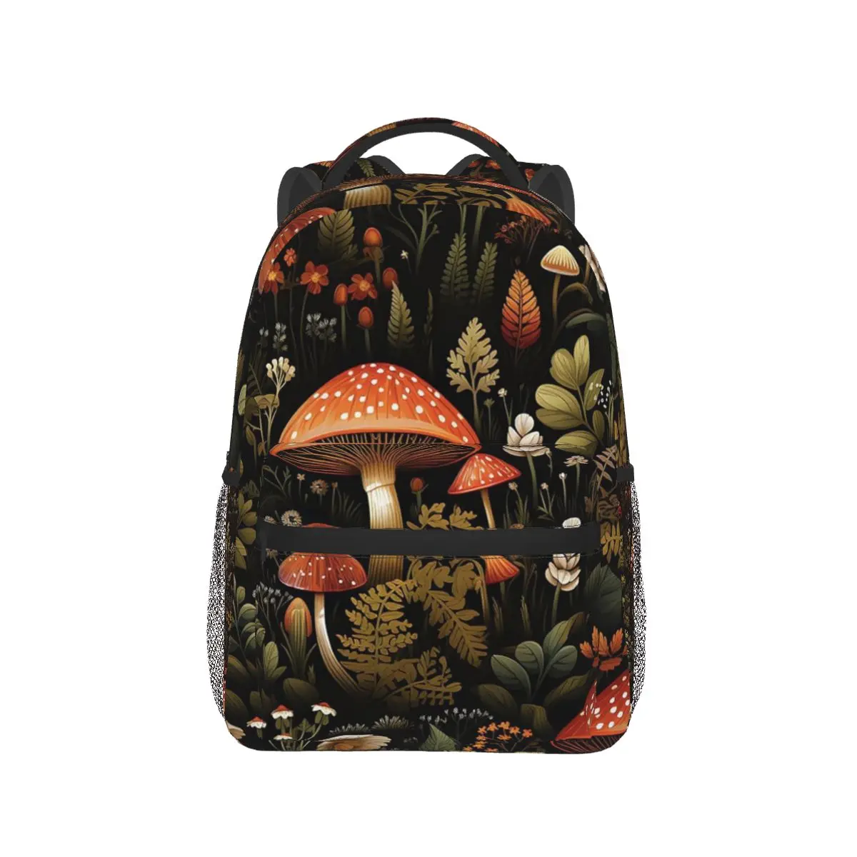 

Plant Mushroom Pattern Backpack Hot Sale Daypack Large Capacity Kids BookBag School Bag Shoulder Bags for Men Women