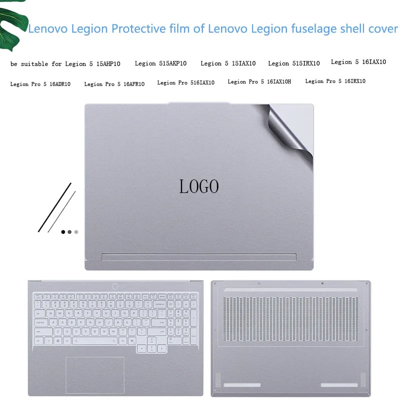 For Lenovo Legion 5/5i 15 16 Computer case cover protective film IAX10 fuselage scratch-resistant AHP10 AKP10 beauty sticker
