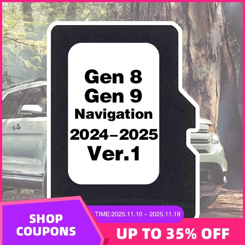 

GEN8 GEN9 Update TF Card Europe UK Maps Sat Nav GPS 8GB Maps 2024/2025 Data for Lexus Toyota Car Navigation GPS
