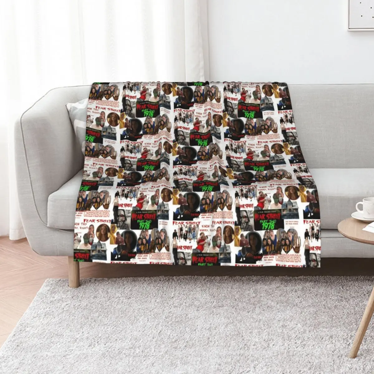 Fear street Throw Blanket Decorative Sofa Fashion Sofas Decoratives Winter beds Moving Bed Blankets