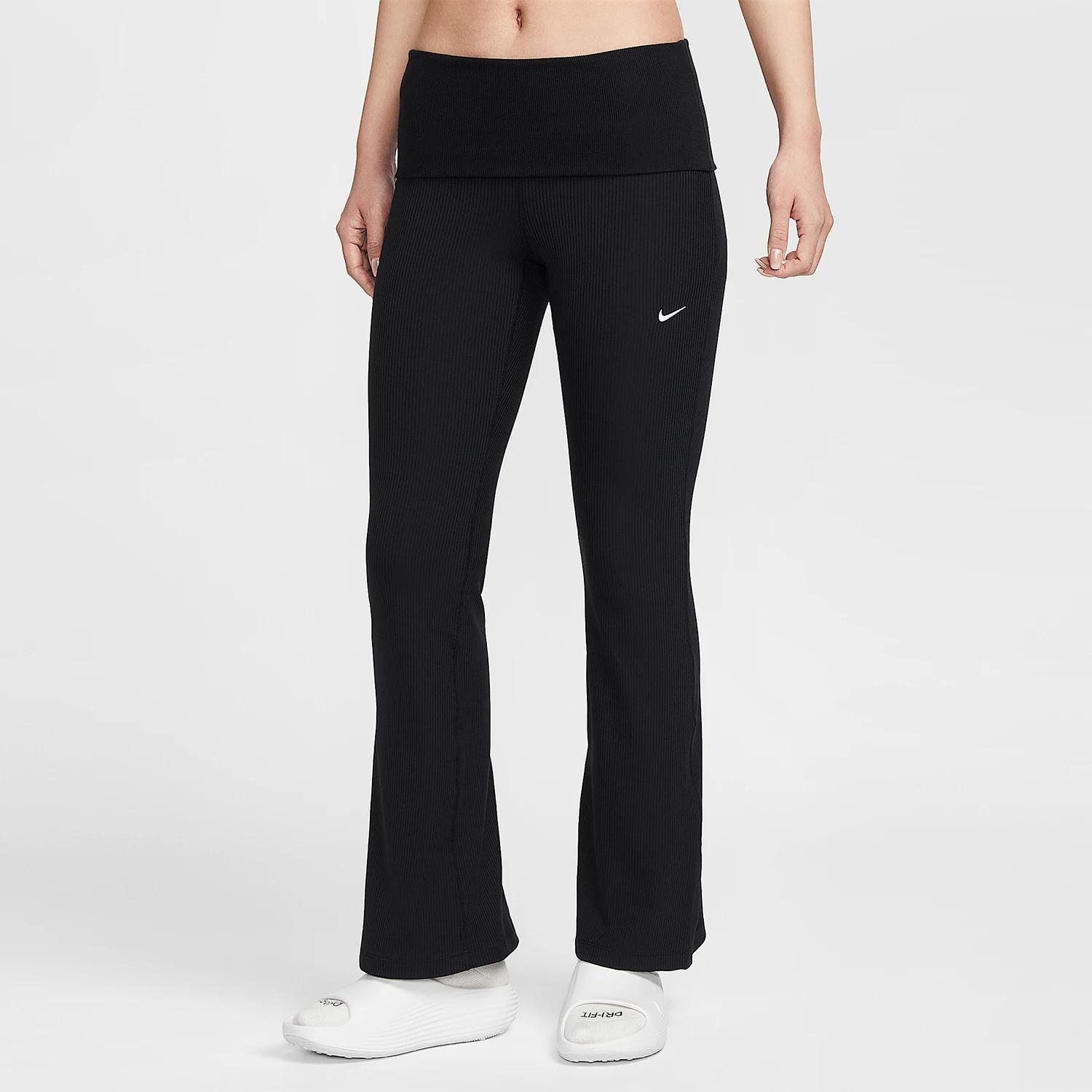 nike-genuine-spring-women's-tight-fitting-mid-waist-knitted-sports-pants-if0241-010