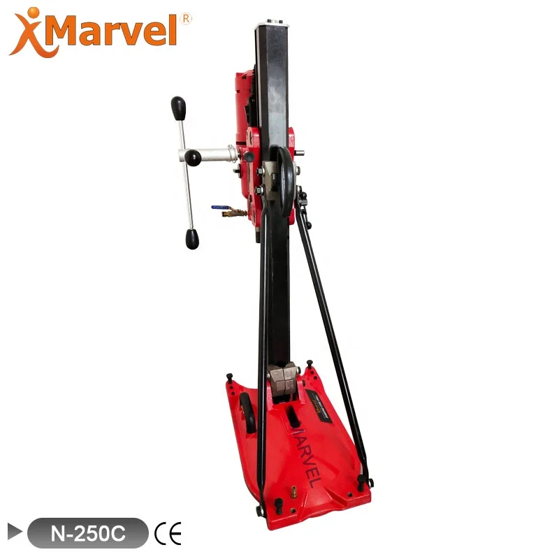 N-250C 250mm big power two gear adjustable speed concrete water core drill light wet cut diamond core drill