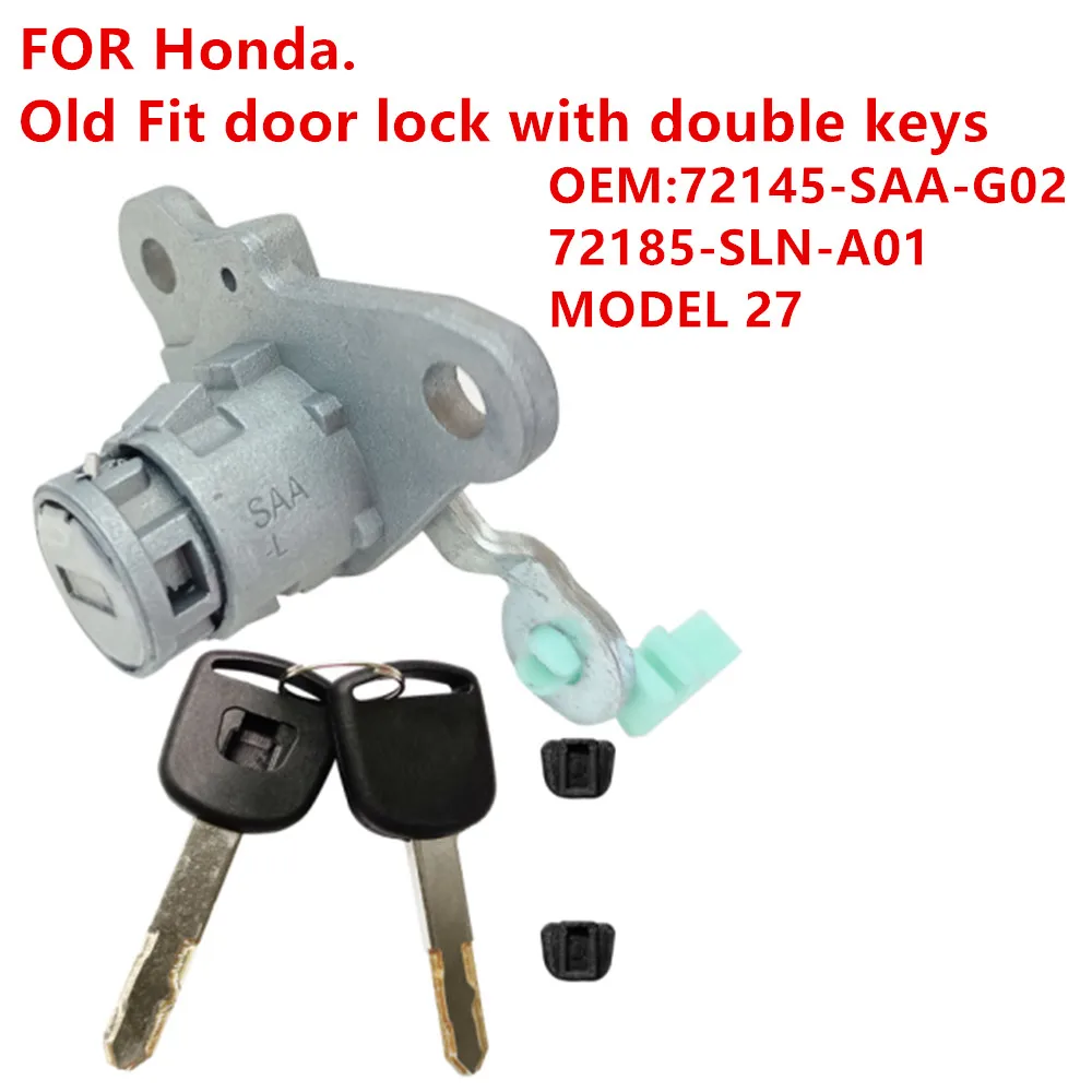 26-27 Hot Sale! FOR Honda. Old Fit Door Lock with Single Key/Double Keys. Premium quality for enhanced security.