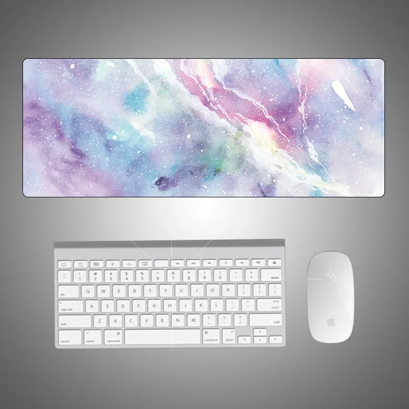 Gaming Mouse Pad Large Rubber Gamer Art Table Computer Mousepad Soft Mause Pad Marble Texture Keyboard Desk Play Mats