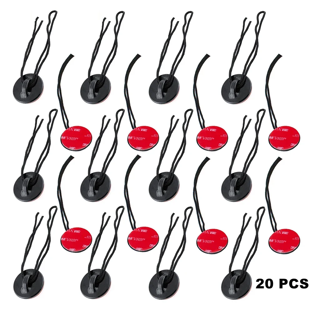 

20pcs Anti lost Buckle Safety Set Mount Tethers Straps With Sticker Kit for Gopro hero for SJCAM Sports camera