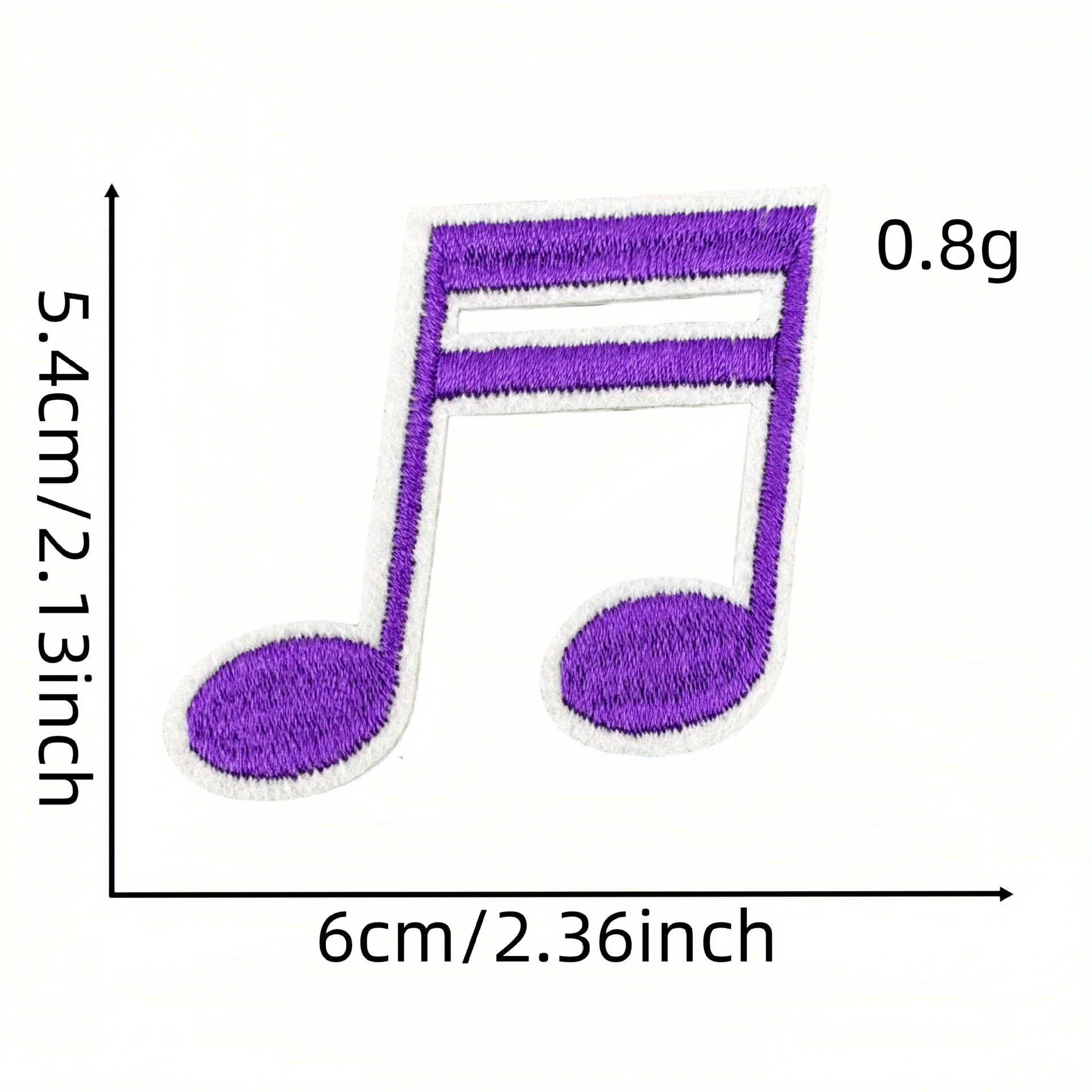 30 قطعة من الملاحظات الموسيقية الحديد على الرقع، خياطة على رقعة إصلاح زين مطرزة، مشاريع يدوية ذاتية الصنع للملابس والسترة والجينز