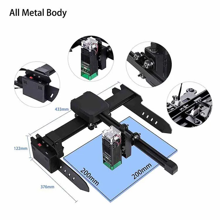 Lingyue Laser Engrave And Marking Machine 40w. Mini Non-metallic Wood Kraft Paper Leather Sketch Laser Engraving Machine