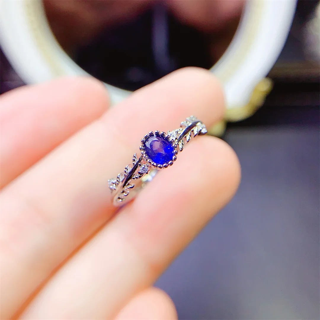 جديد الياقوت الطبيعي السيدات خاتم السيدات هدية عيد ميلاد شحن مجاني صندوق مجوهرات رائع #4