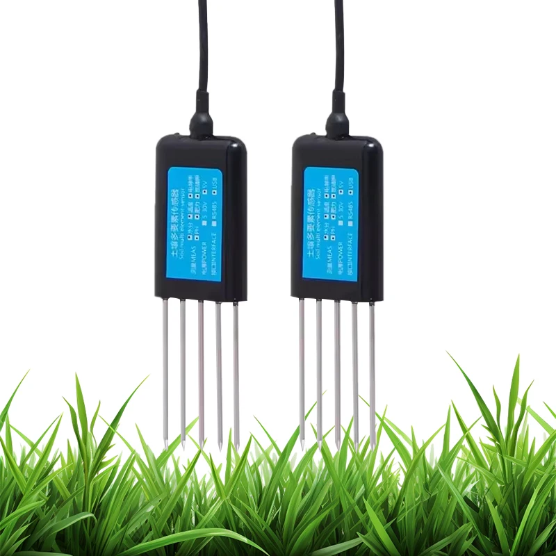 Multifunctional 7 In 1 Soil Sensor Rs485 Npk Sensor Smart Farm Greenhouse Irrigation