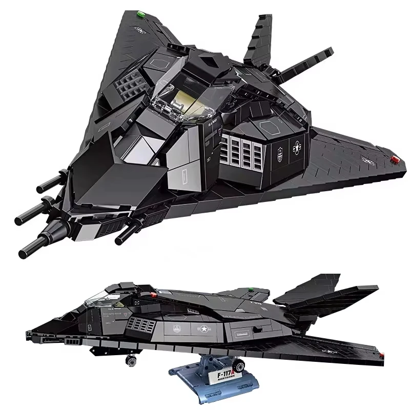 set-di-costruzioni-militari-da-1375-pezzi-modello-di-aereo-da-caccia-f-117a-nighthawk-giocattolo-moc-per-ragazzi-jj9095