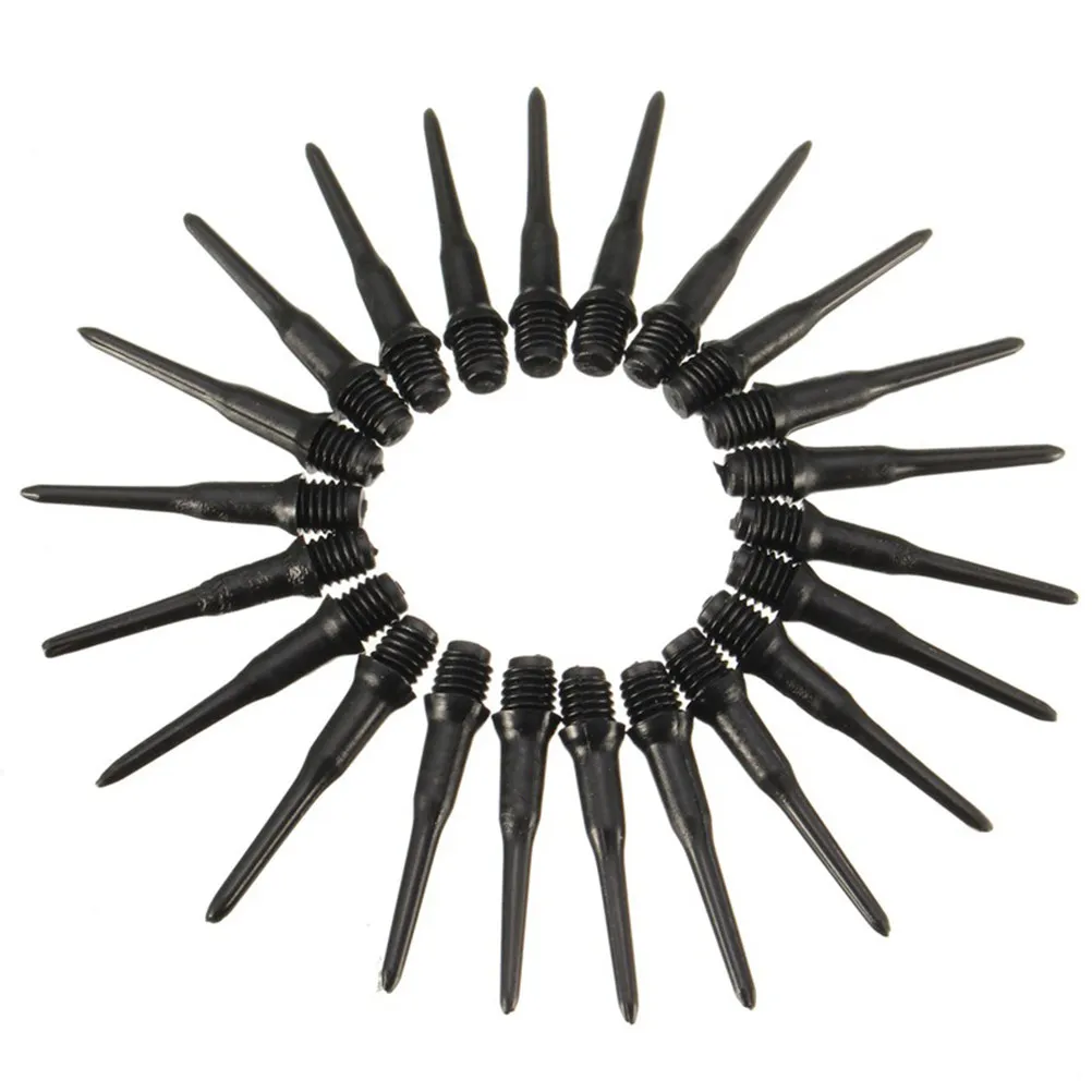 100Pcs Soft Tip Dart Points High Strength Spiral Design Easy Install Remove Replacement Tips for Electronic