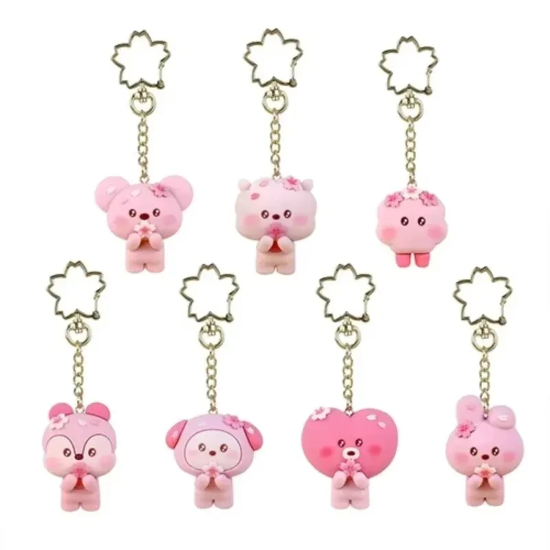 BTS  Prunus Subg Doll Key Buckle Lovely Pendant Packag action figure Model Toys