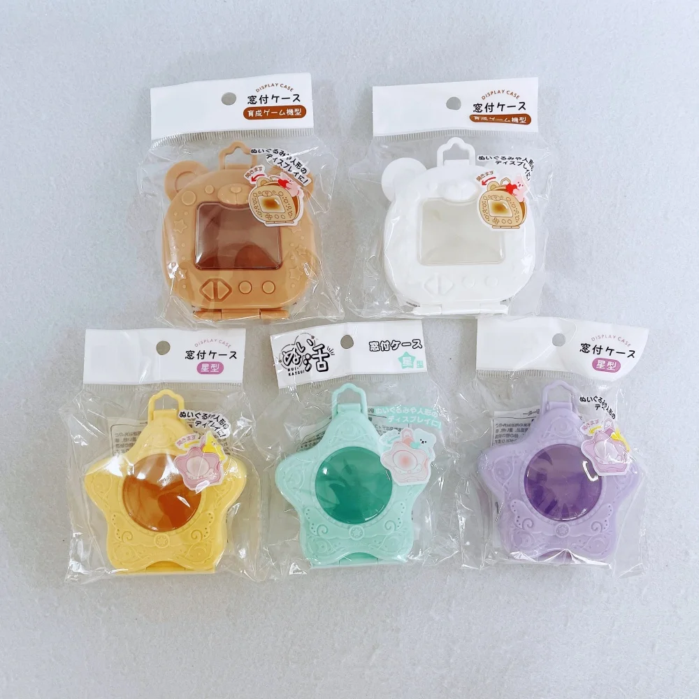 

Cute Forest Animal Baby Doll Storage Box Sylvanian Families Mini Figure Portable Transparent Outdoor Carrying Case Kid Toy Gift