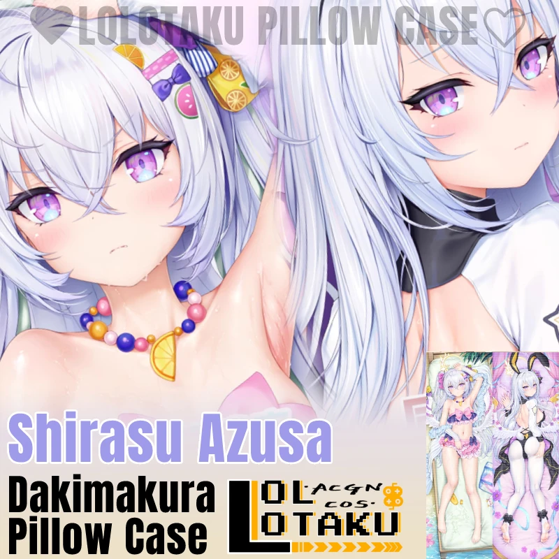 Shirasu Azusa Dakimakura Blue Archive Pillowcase Hugging Full Body Sexy Pillow Case Cushion Cover Home Bedding Decor Otaku Gift