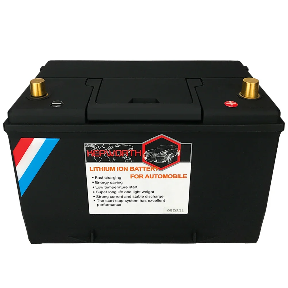 Factory Directly Sale Vehicle Battery SLA Replacement Lifepo4 Auto Starter 1600CCA Lithium ion Car Battery With BMS