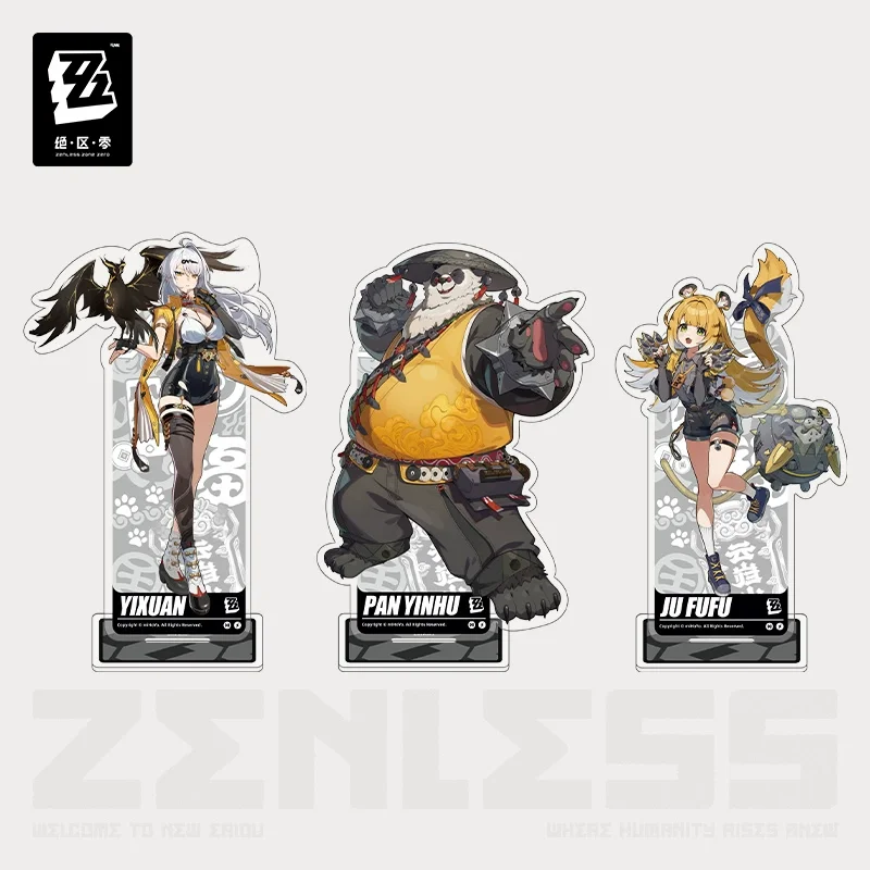 البيع المسبق Sunsyea Zenless Zone Zero Official Merch miHoYo الأصلي LH سلسلة شارة حامل أكريليك Yunkui Summit Yixuan Ju Fufu