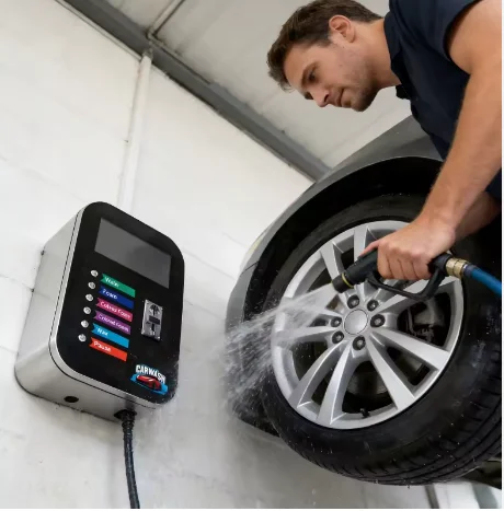 24-Hour unattended intelligent self-service mobile car washing machine automatic car washing station equipment