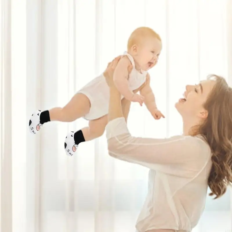 L8RB Baby Fäustlinge Socken Setzen Sie keine Kratzfäbchenkindkind -Baumwollhandschuhe und Schuhe