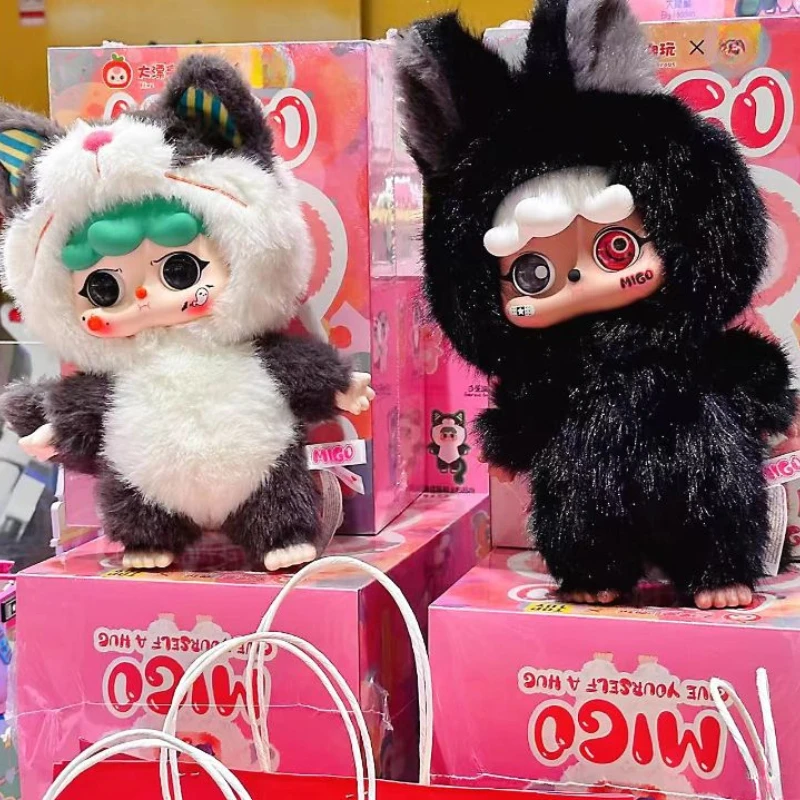 طفل ثلاثة ميجو 400% تعطي نفسك سلسلة عناق صندوق أعمى Kawaii الطفل ثلاثة صندوق غامض جمع نموذج الكرتون ديكور اللعب هدية #1