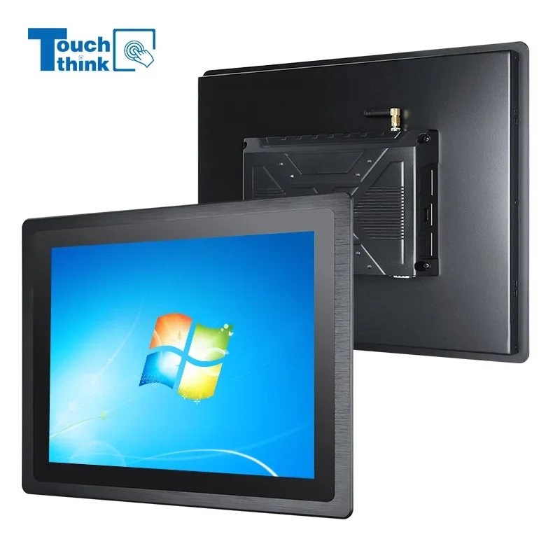 2026 7-23.8inch IP65 Waterproof Fanless Industrial Capacitive Panel PC All-in-One Touch Screen 2GB/4GB/8GB Memory 16G-1TB SSD Fa