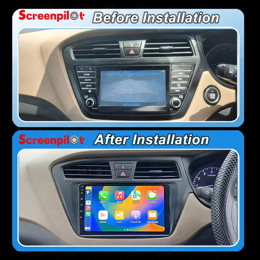 Radio Android 16 para coche Hyundai I20 2 II GB 2014 2015 2016 2017 2018, navegación GPS, WIFI 5G, reproductor multimedia de vídeo, Bluetooth 2