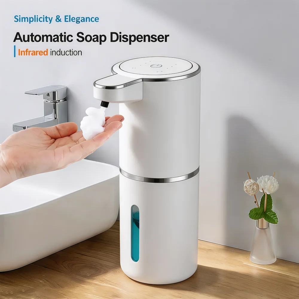 

Бесконтактный дозатор пены для мыла, автоматический дозатор дезинфицирующего средства для рук, дозатор мыла с инфракрасным датчиком для кухни, ванной комнаты