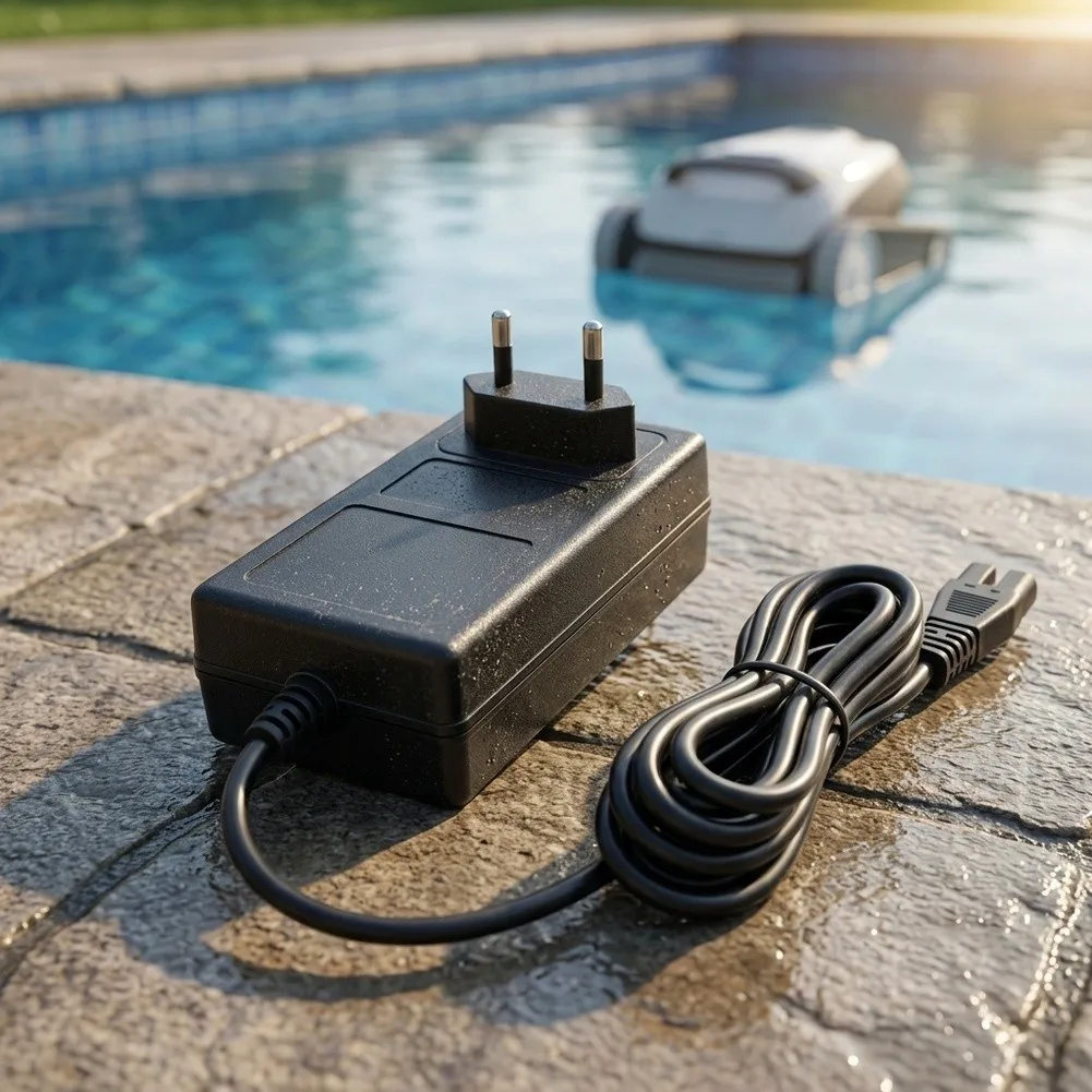 Replacement Charger for Aiper For Scuba S1 E1 Pool Cleaning Robot 16.8V 2A Output Input 100-240V AC with Heat Dissipation Design