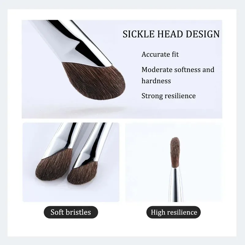 Pennello per ombretto per naso 3D Pennello per trucco contorno viso Fard per testa morbida Evidenzia cosmetici coreani strumenti di bellezza per il viso femminile