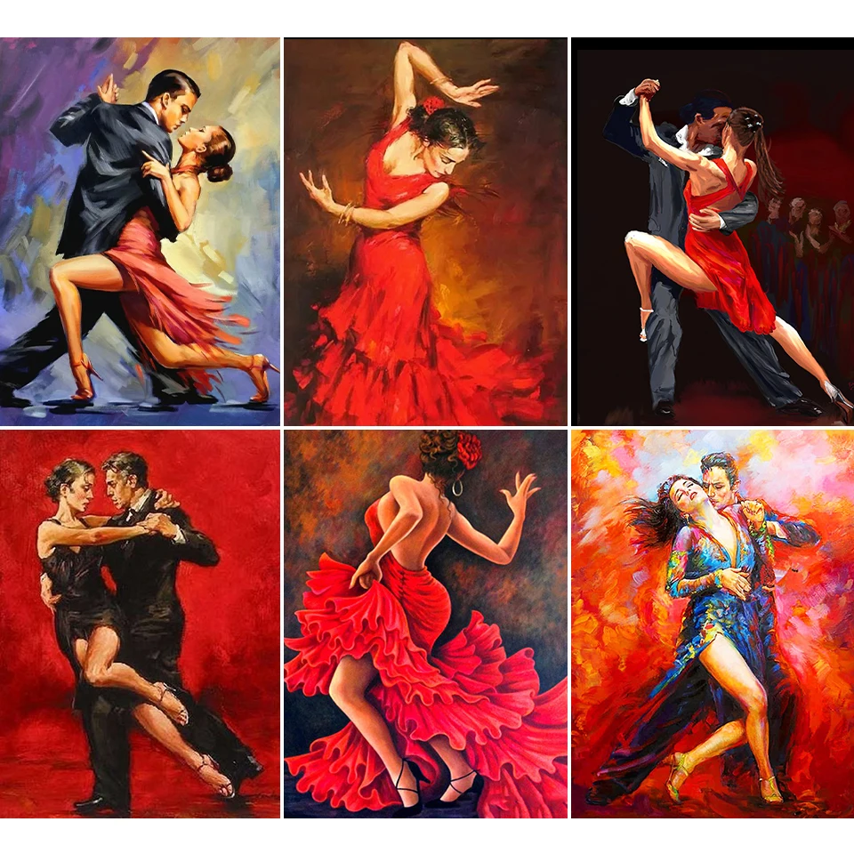 

5D DIY Diamond Painting Beautiful Ballet Series Embroidery Mosaic Art Picture Full Drill Cross Stitch Kit Living Room Home Decor